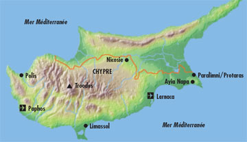 Carte de chypre